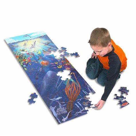 floor puzzle under the sea - Melisasa and Doug