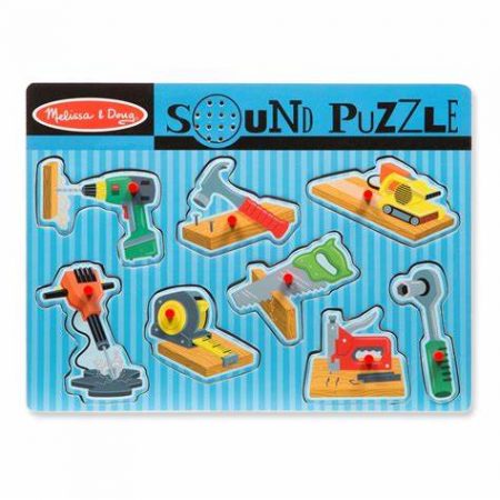 constructions tool sound puzzle - Melissa and doug