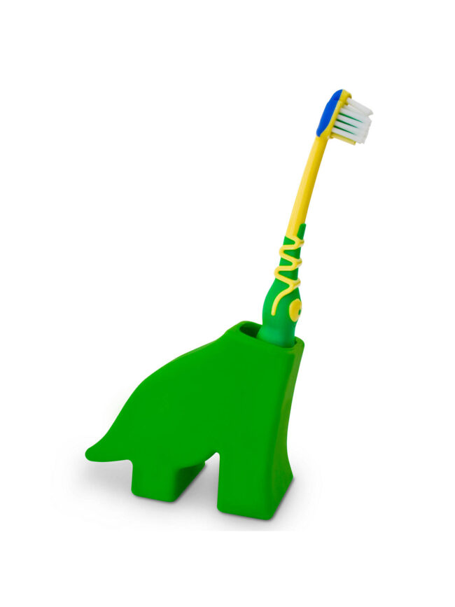 Porta spazzolino da denti dinosauro