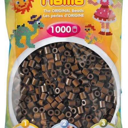 1000 Perline da stirare marrone scuro - Hama