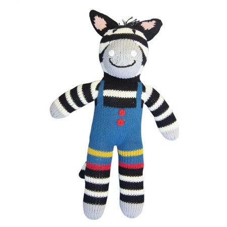 knitted Zebra con salopette - Global affairs