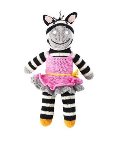 knitted Zebra con vestito - Global affairs