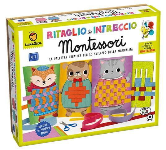 Ritaglio e Intreccio Montessori - Ludattica