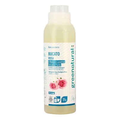 Bucato liquido rosa 1 litro - GreeNatural