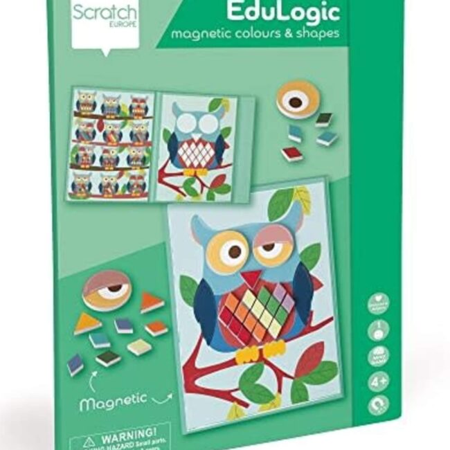 Edulogic Colours and Shapes Gufo Magnetico - Scratch