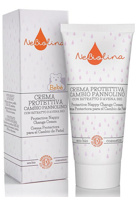 Crema Protettiva cambio Pannolino con estratti di Avena Bio - NeBiolina