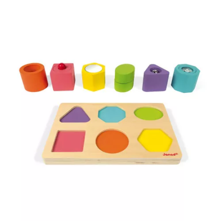 Puzzle 6 Cubi Sensoriali - Janod