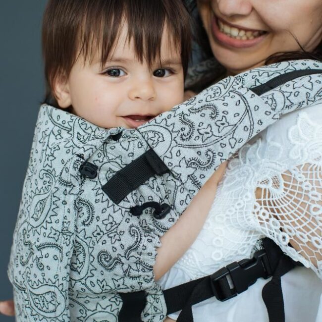 Neko Switch Baby size Efes Paisley Hazel Light - Marsupio ergonomico regolabile