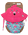 Zoocchini Set Baby Costumino Contenitivo + Cappellino, Fenicottero - UPF 50+ Taglia M