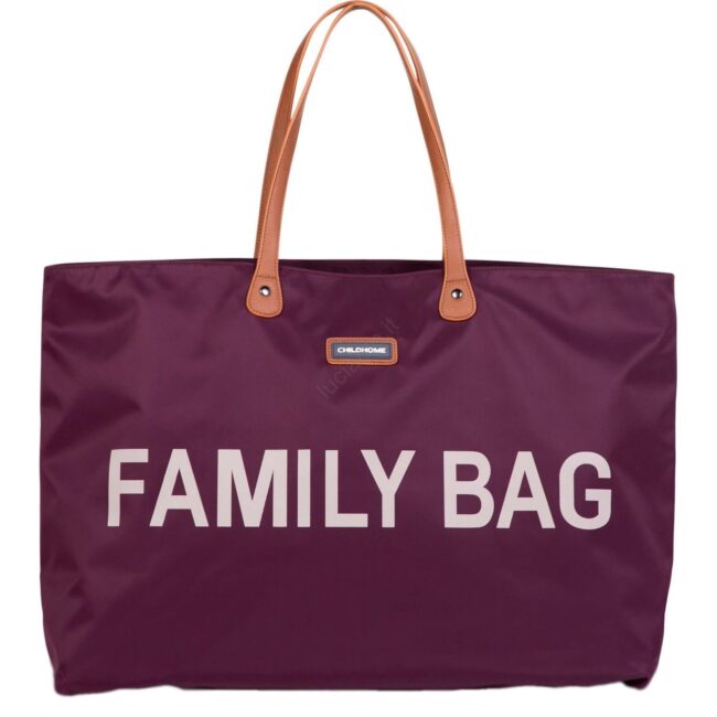 Family Bag Borsa Fasciatoio - 55 x 18 x 40 cm - melanzana - Childhome