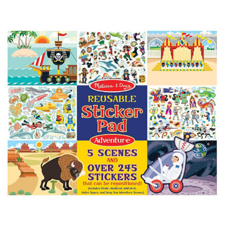 Album con Adesivi Riutilizzabili - Avventure - 245+ Adesivi - Melissa and Doug