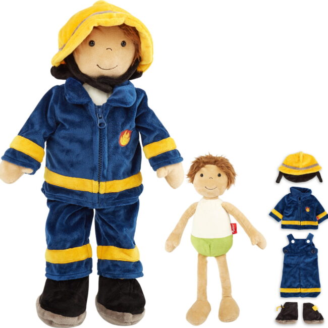 Teaching doll pompiere con vestiti - Sigikid