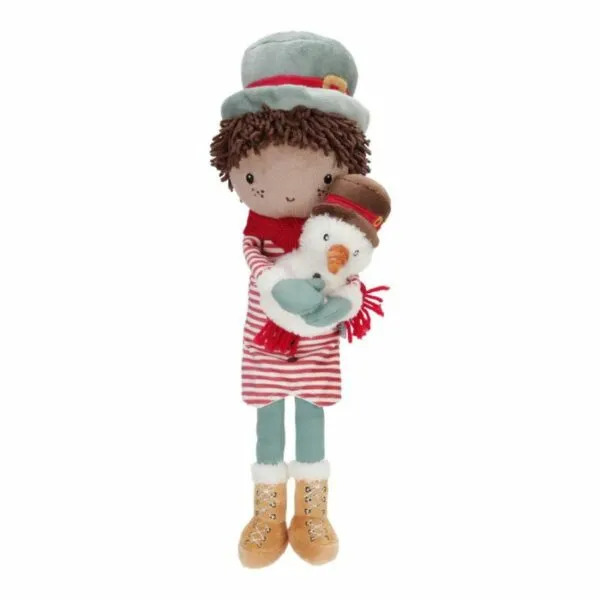 Elfo di Natale con pupazzo di neve CHRISTMAS doll Jake 35 cm – Little Dutch