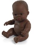 Mini bambola afro femmina 21 cm. senza vestiti - Miniland