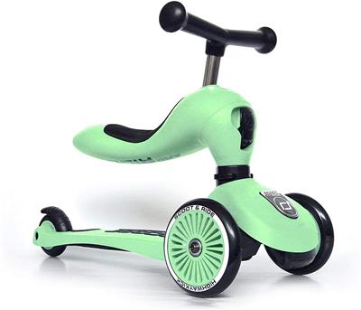 Monopattino e Triciclo 2in1 verde mela - Scoot and ride