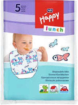 Bavaglini Usa e Getta 5 pz- Bella Happy