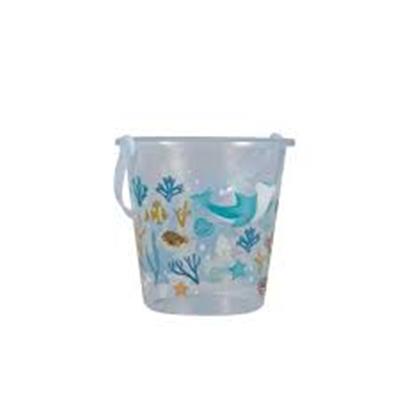 Secchiello trasparente azzurro - Little Dutch
