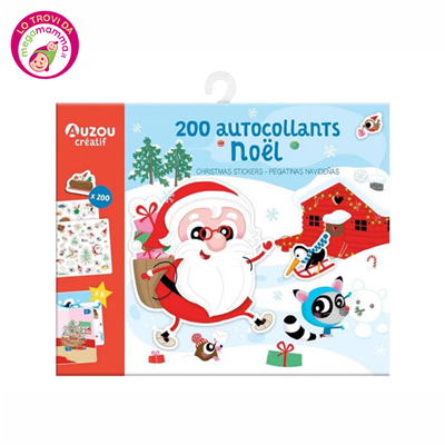 200 adesivi Natale - Auzou Creatif