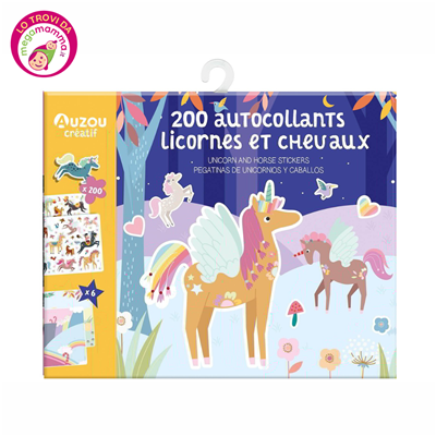 200 adesivi Uicorni - Auzou Creatif