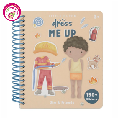 Adesivi - Dress me up Jim and friends - Little dutch