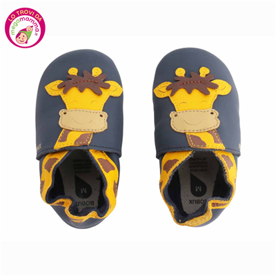 Soft Sole Giraffe Navy - Bobux