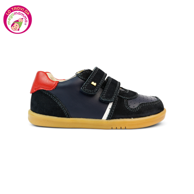 I Walk Riley Navy Red - Bobux