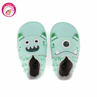 Soft Sole Murphy Mint + Forest - Bobux