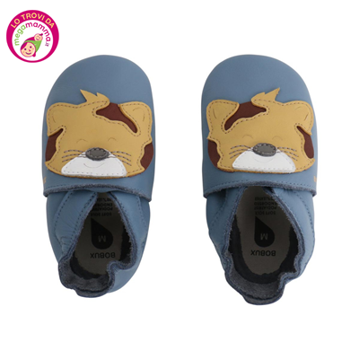 Soft Sole Leopard Blue - Bobux