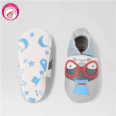 Soft Sole Silly Seal Griffin Grey - Bobux