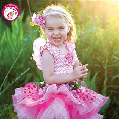 Vestito Fairy Blossom Rosa 3/4 anni - Great Pretenders