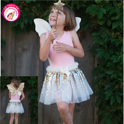 Gonna, Ali e Bacchetta da Farfalla Dorata 4-6 anni - Great Pretenders