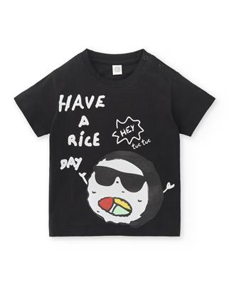 Maglietta Black Hey Sushi - Tuc Tuc