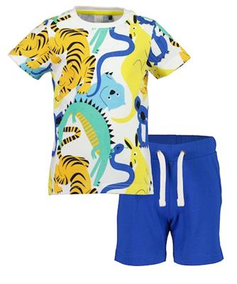 Set 2 Pz Maglia e Shorts Jungle - Blue Seven