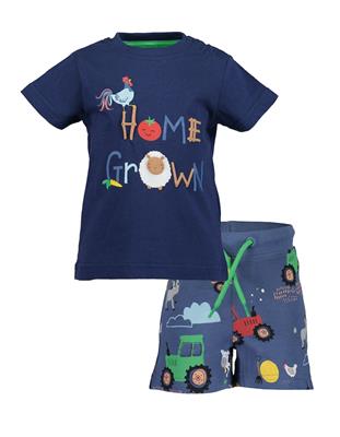 Set 2 pz Maglia e Shorts Blue Farm - Blue Seven