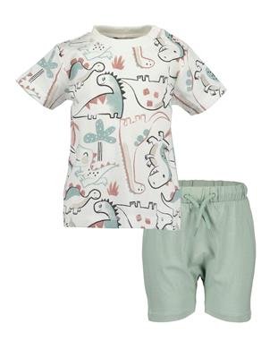 Set 2 Pezzi Maglia e Pantaloncino Dino - Blue Seven