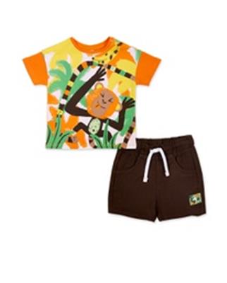 Set 2Pz Maglietta e Shorts Monkey Banana Records - Tuc Tuc
