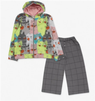Set 2 pz Giacca e Pantalone Felpa Cattitude - Tuc Tuc