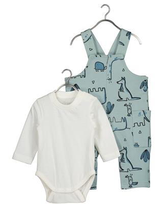 Set 2 Pezzi Body e Saloppette BaoBab - Blue Seven