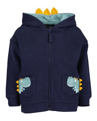 Felpa con Cerniera e Cappuccio T-reax Dino - Blue Seven