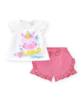 Set 2Pz T-Shirt e Shorts Over The Rainbow - Tuc Tuc