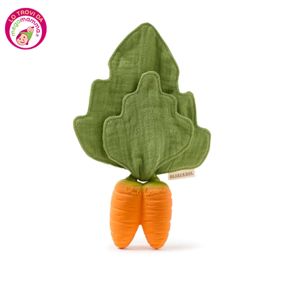 Mini doudou e dentaruolo carota - Oly&Carol