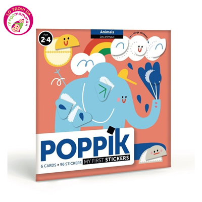 My First Stickers Box Animals - Poppik