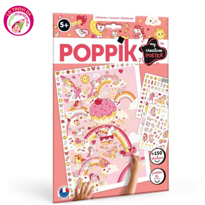 Il Mio Poster Creativo Unicorni - Poppik