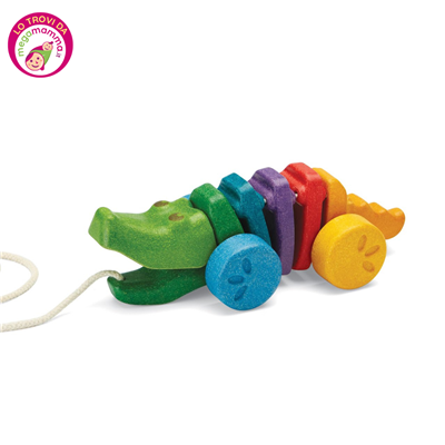 Trainabile rainbow alligator - Plan Toys