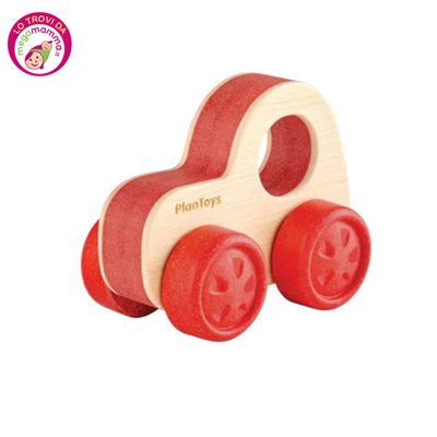 Macchinina in legno rossa - PlanToys