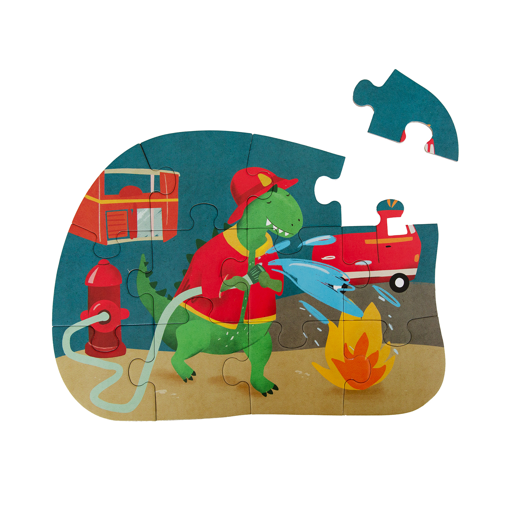 fireman mr dino shape puzzle trixie fireman mr dino shape puzzle trixie